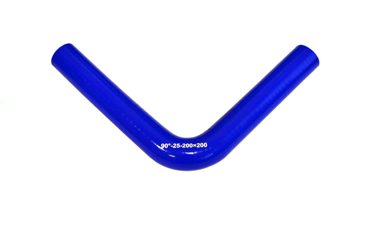 картинка Патрубок силиконовый угловой Ф 25 мм L 200х200 мм, 90 град от магазина Одежда+