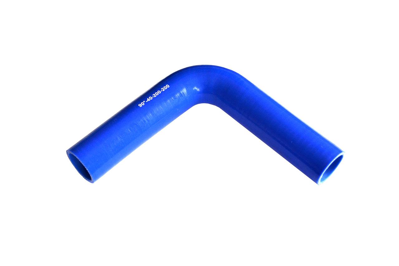 картинка Патрубок силиконовый угловой Ф 40 мм L 200х200 мм, 90 град от магазина Одежда+