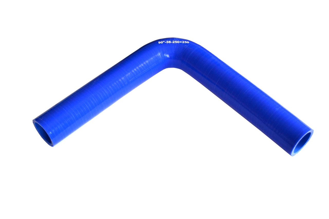 картинка Патрубок силиконовый угловой Ф 38 мм L 250х250 мм, 90 град от магазина Одежда+