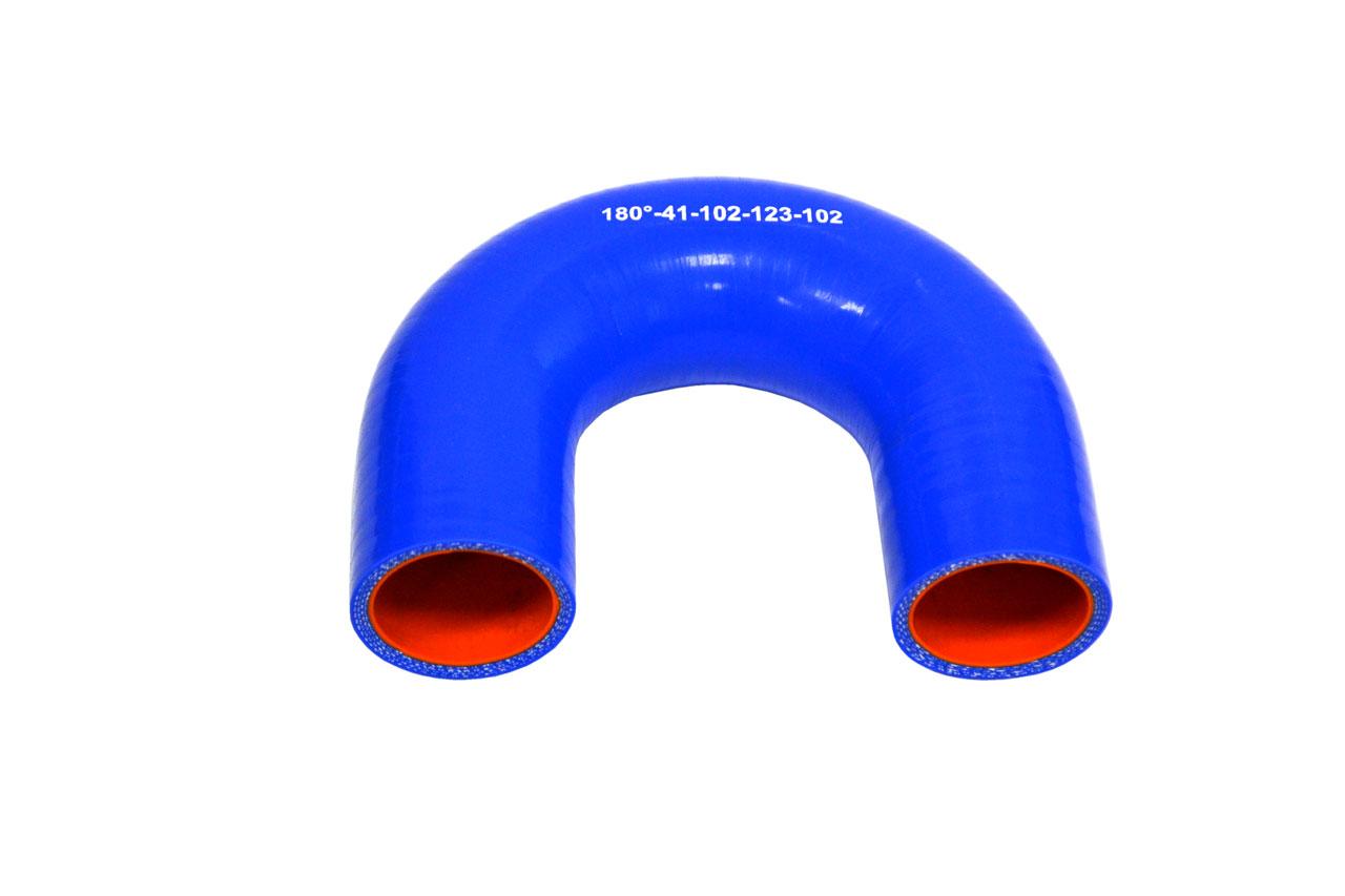 картинка Патрубок силиконовый U-образный Ф 41 мм L 102х123х102 мм, 180 град от магазина Одежда+