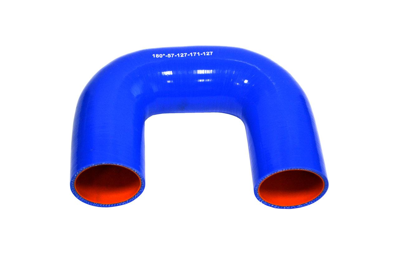 картинка Патрубок силиконовый U-образный Ф 57 мм L 127х171х127 мм, 180 град от магазина Одежда+