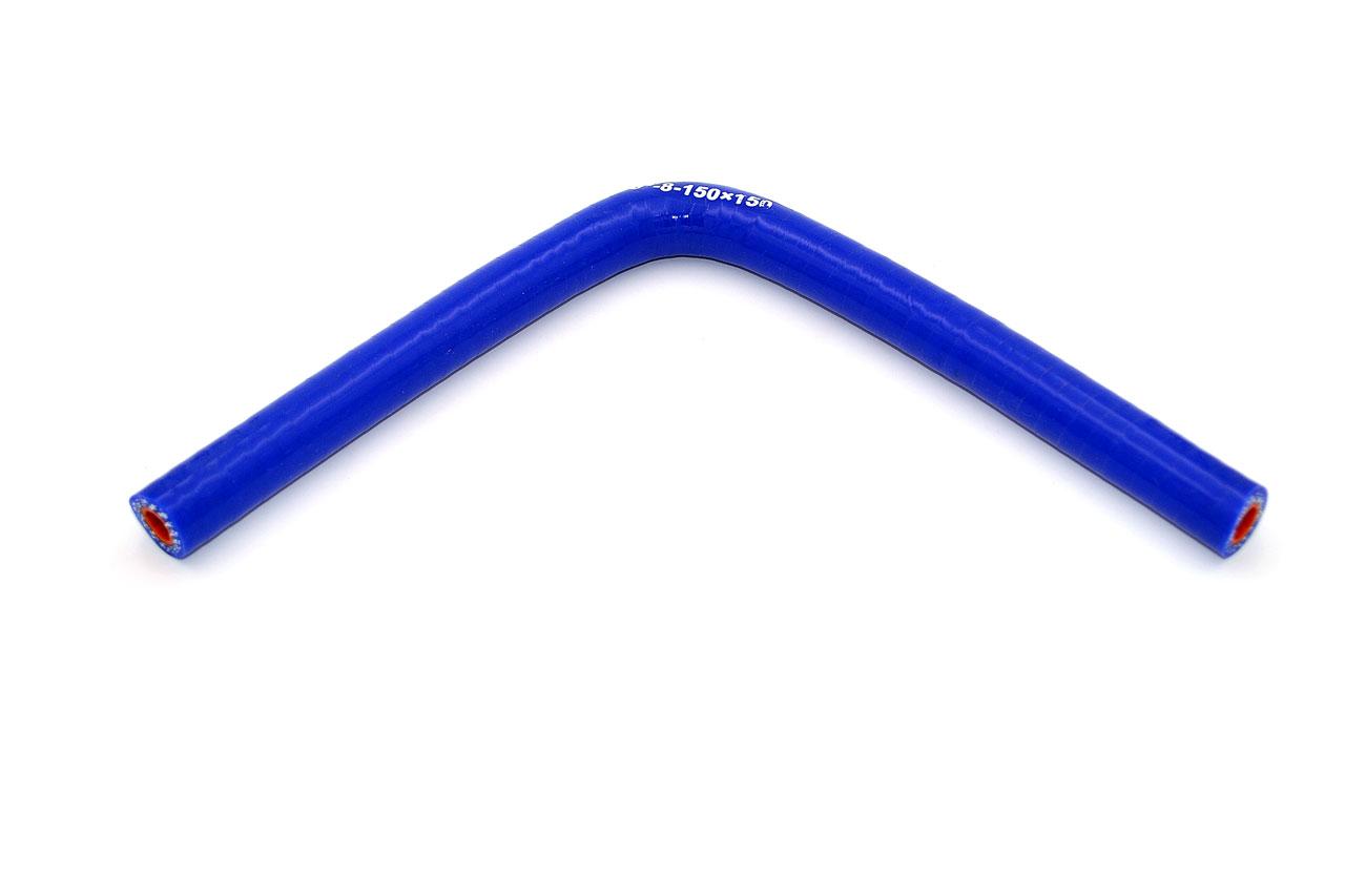 картинка Патрубок силиконовый угловой Ф 8 мм L 150х150 мм, 90 град от магазина Одежда+