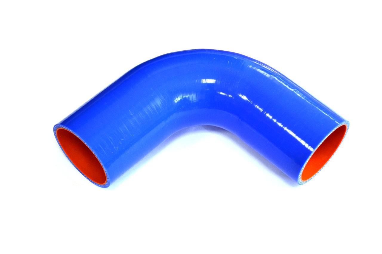 картинка Патрубок силиконовый угловой Ф 63 мм L 150х150 мм, 90 град от магазина Одежда+