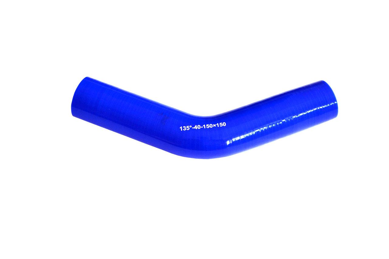 картинка Патрубок силиконовый угловой Ф 40 мм L 150х150 мм, 135 град от магазина Одежда+
