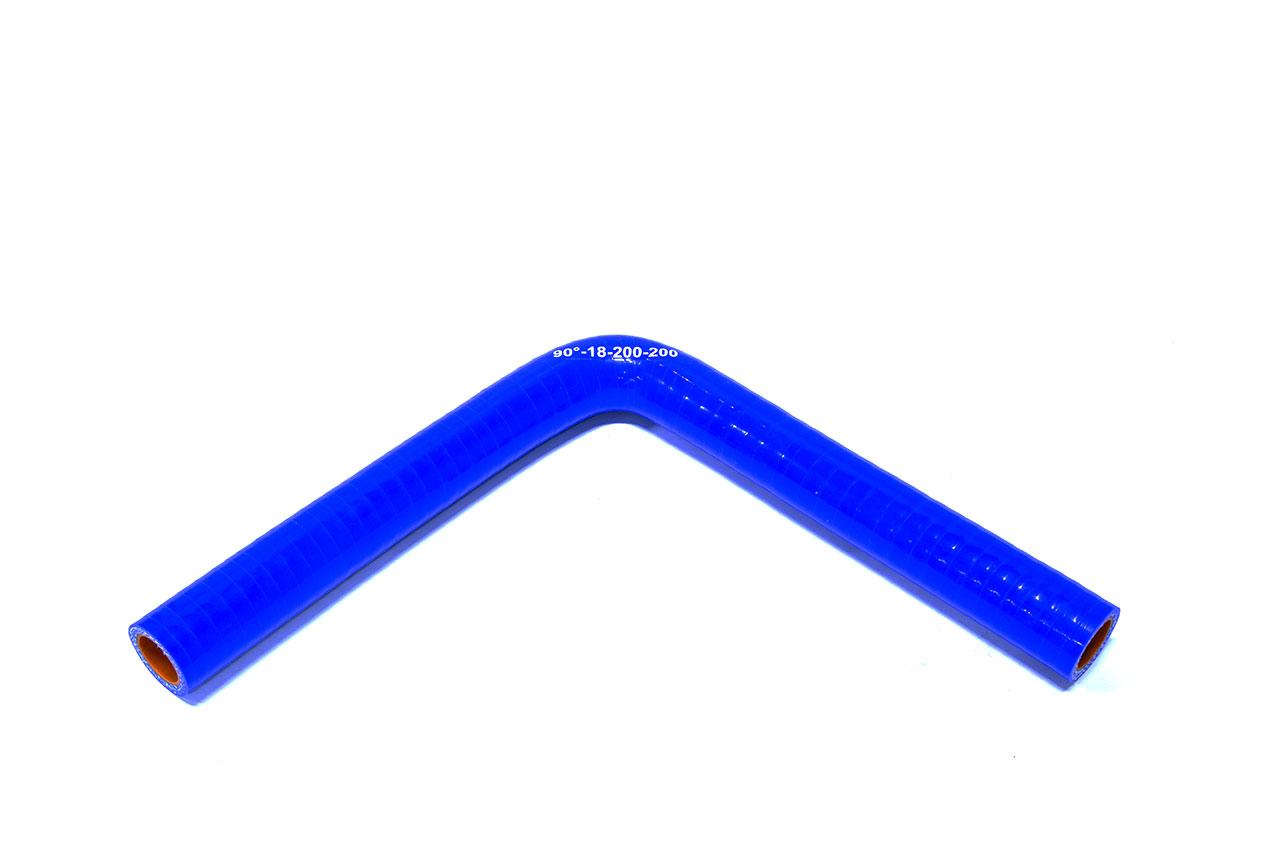 картинка Патрубок силиконовый угловой Ф 18 мм L 200х200 мм, 90 град от магазина Одежда+