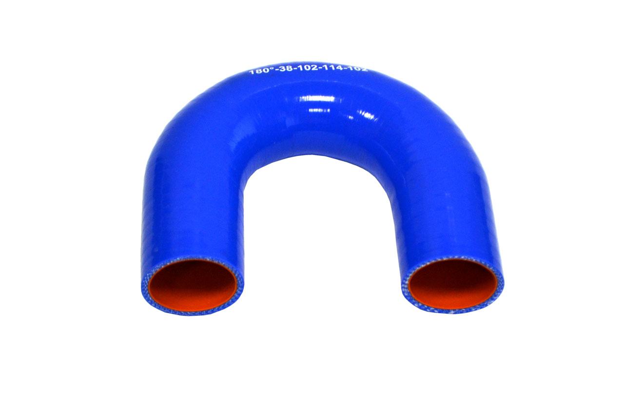 картинка Патрубок силиконовый U-образный Ф 38 мм L 102х114х102 мм, 180 град от магазина Одежда+