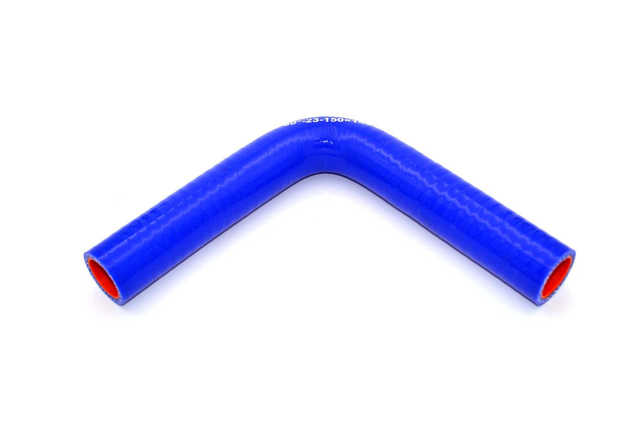 картинка Патрубок силиконовый угловой Ф 23 мм L 150х150 мм, 90 град от магазина Одежда+