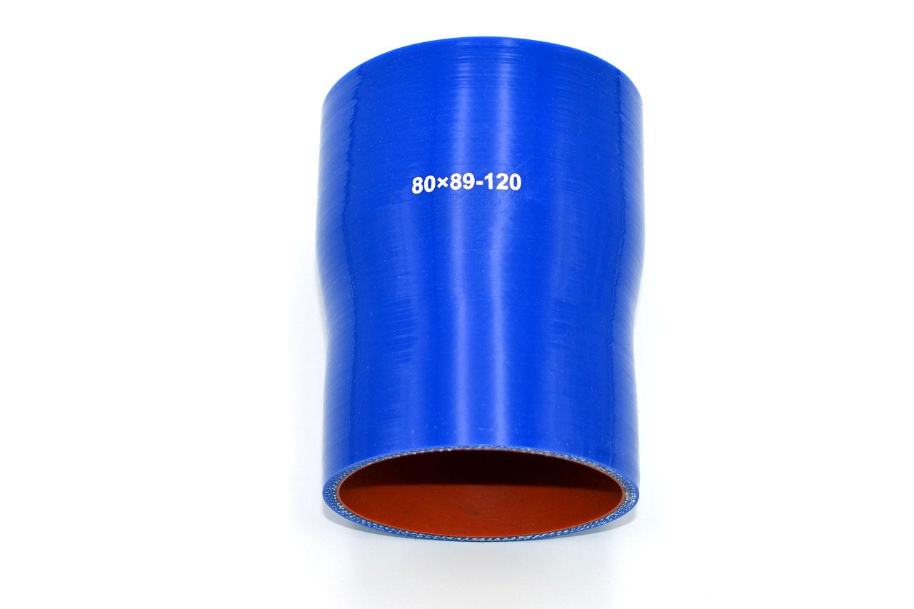 картинка Патрубок силиконовый прямой с переходом Ф 80х89 мм L 120 мм от магазина Одежда+