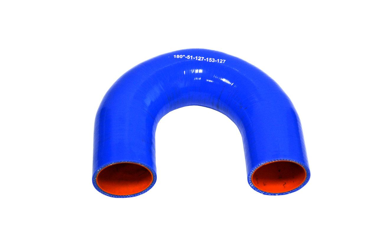 картинка Патрубок силиконовый U-образный Ф 51 мм L 127х153х127 мм, 180 град от магазина Одежда+