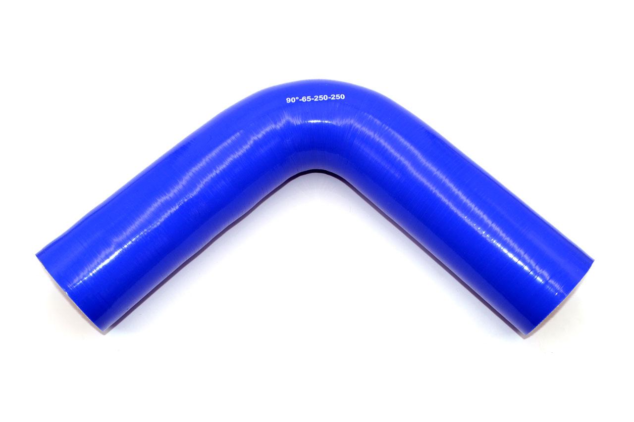 картинка Патрубок силиконовый угловой Ф 65 мм L 250х250 мм, 90 град от магазина Одежда+