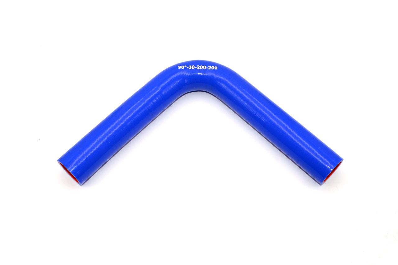 картинка Патрубок силиконовый угловой Ф 30 мм L 200х200 мм, 90 град от магазина Одежда+