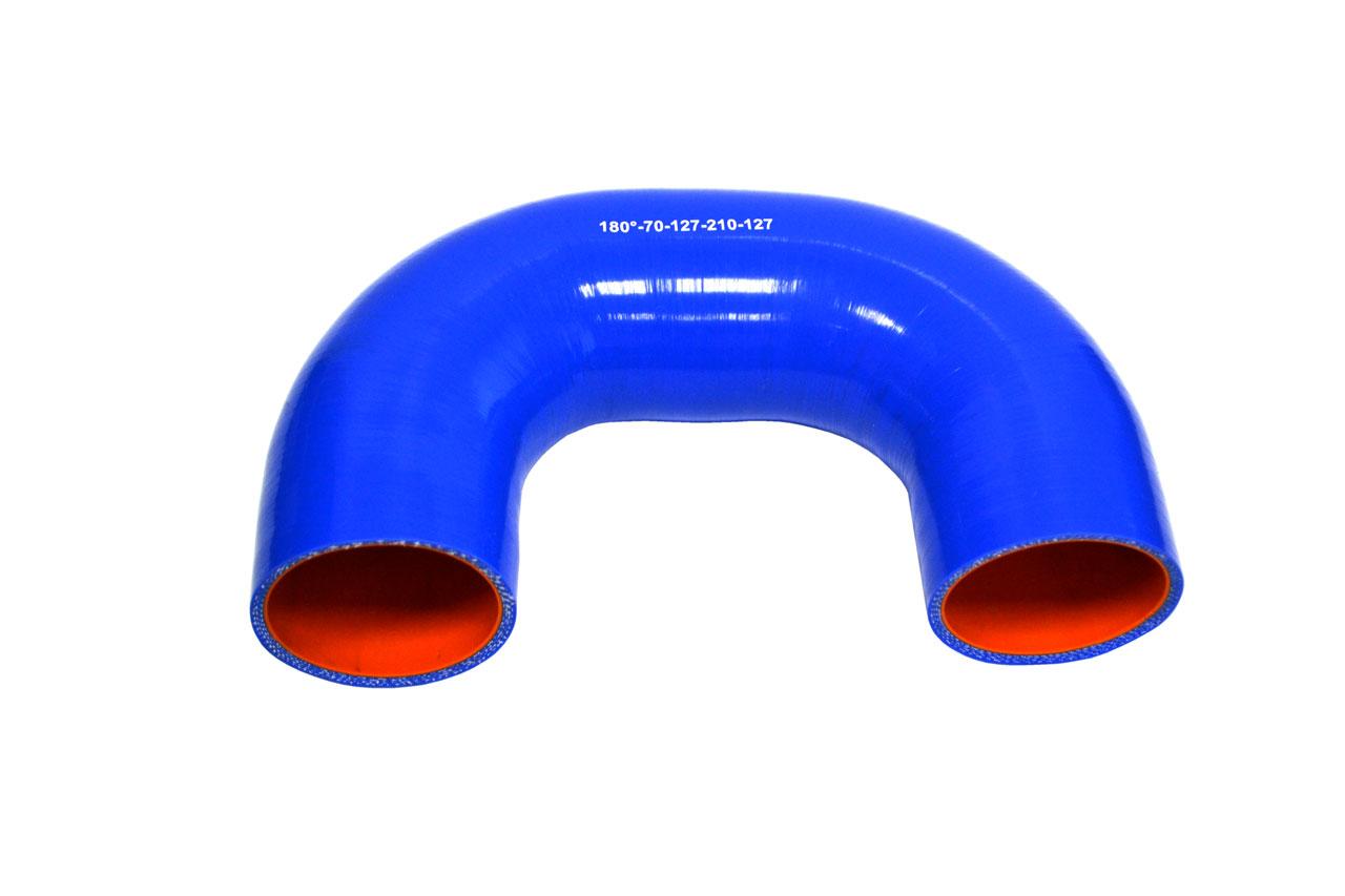 картинка Патрубок силиконовый U-образный Ф 70 мм L 127х210х127 мм, 180 град от магазина Одежда+