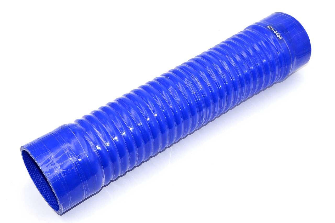картинка Патрубок силиконовый гофрированный усиленный Ф 75 мм L 400 мм от магазина Одежда+
