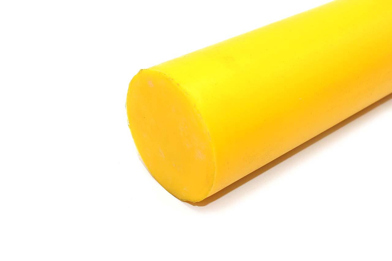 картинка Полиуретан стержень Ф 70 мм ШОР А95 Китай (500 мм, 2.6 кг, жёлтый) от магазина Одежда+