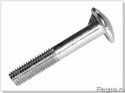 картинка Болт мебельный М6х60 оцинкованный ГОСТ 7801 от магазина Одежда+