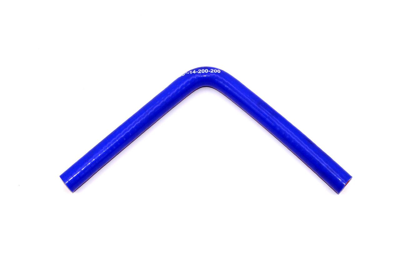 картинка Патрубок силиконовый угловой Ф 14 мм L 200х200 мм, 90 град от магазина Одежда+