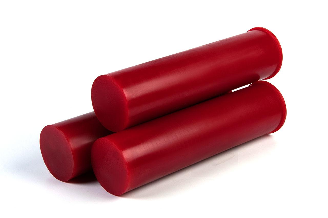 картинка Полиуретан стержень Ф 100 мм (400 мм, 3.9 кг, красный, ШОР А85) Россия от магазина Одежда+