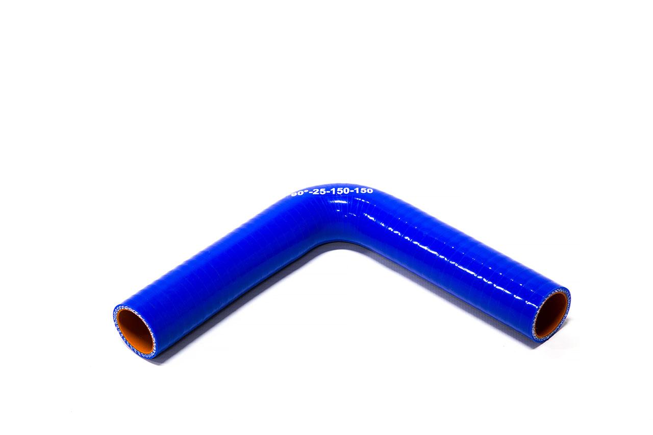картинка Патрубок силиконовый угловой Ф 25 мм L 150х150 мм, 90 град от магазина Одежда+