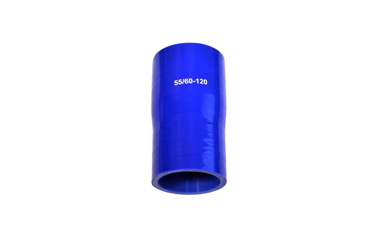 картинка Патрубок силиконовый прямой с переходом Ф 55х60 мм L 120 мм от магазина Одежда+