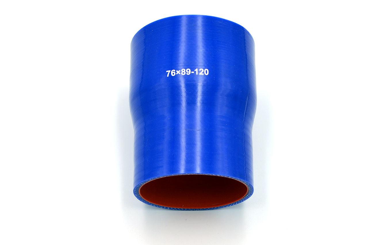 картинка Патрубок силиконовый прямой с переходом Ф 76х89 мм L 120 мм от магазина Одежда+