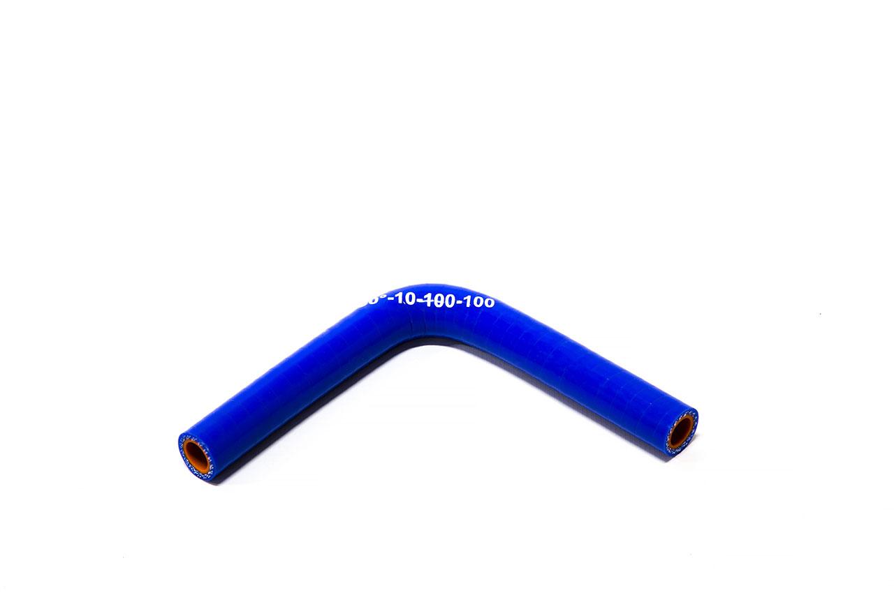 картинка Патрубок силиконовый угловой Ф 10 мм L 100х100 мм, 90 град от магазина Одежда+