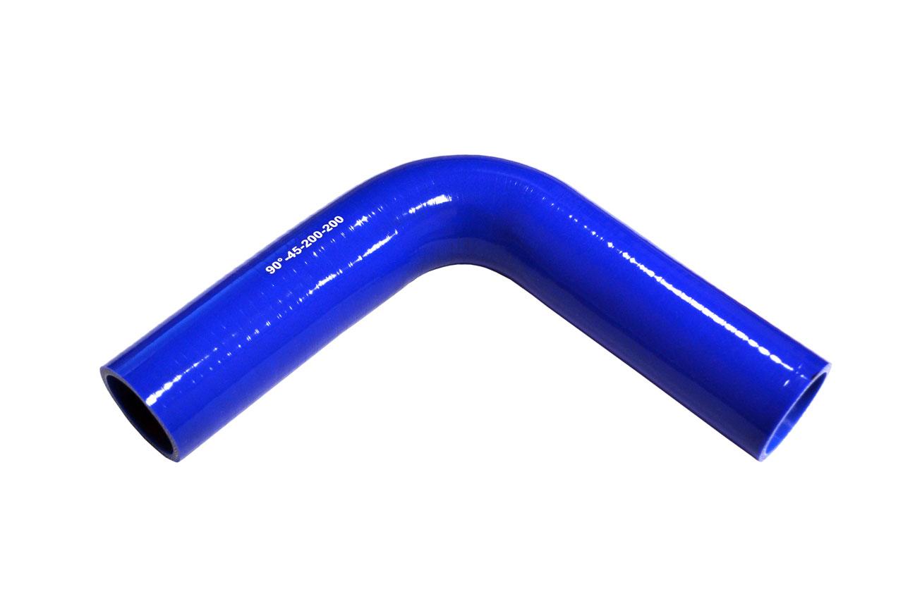 картинка Патрубок силиконовый угловой Ф 45 мм L 200х200 мм, 90 град от магазина Одежда+